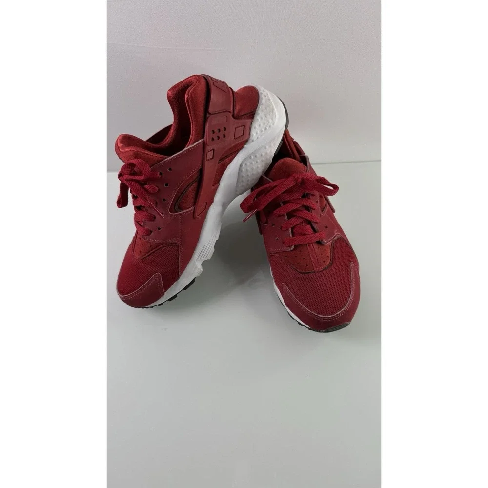 Adidas Women's Red Suede Sneakers Casual Lace Up Shoes Size 7.5